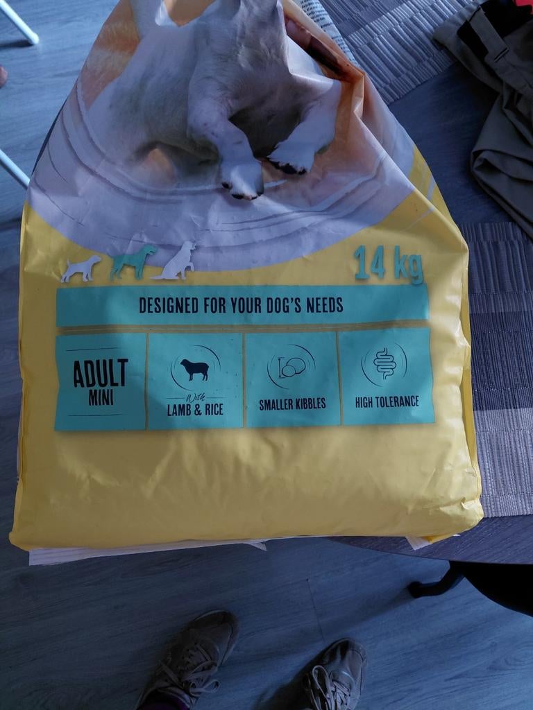 Ongeveer iets meer dan een halve zak honden voer gratis, Dieren en Toebehoren, Dierenvoeding, Ophalen of Verzenden, Hond