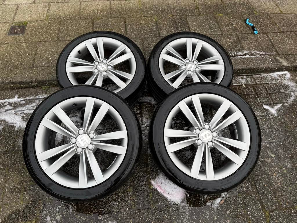 Origineel Seat Leon FR velgen 17 inch, Auto-onderdelen, Banden en Velgen, Velg(en), 17 inch, Ophalen of Verzenden, Zomerbanden