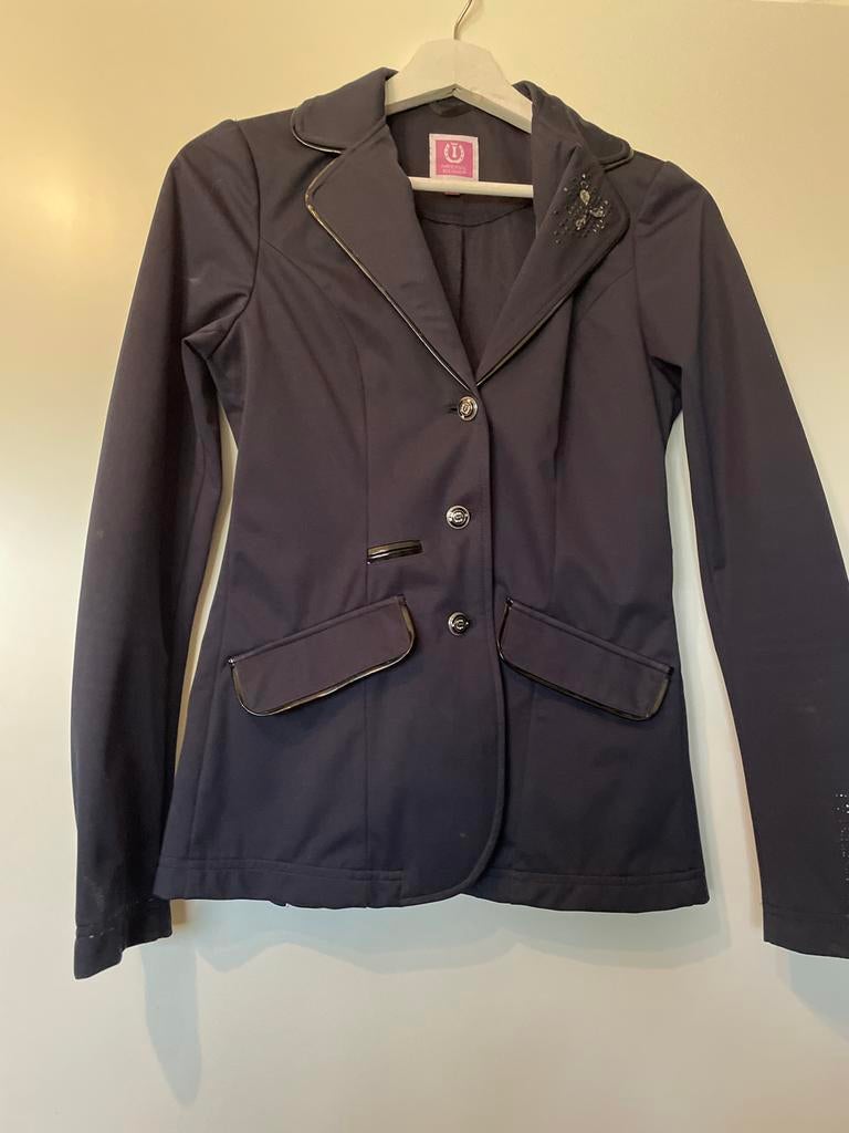 Wedstrijdjas maat 36 donkerblauw Imperial Riding, Ophalen of Verzenden, Zo goed als nieuw, Dressuur, Bovenkleding