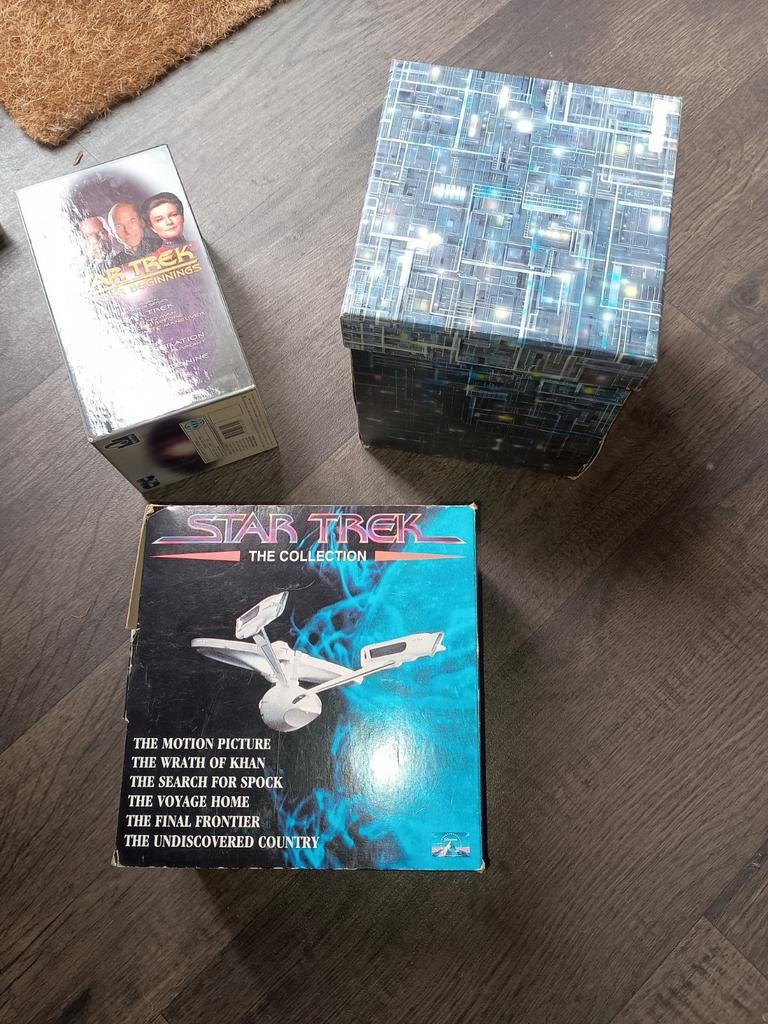 Star Trek 3x The Collection,s VHS Boxset, Cd's en Dvd's, VHS | Film, Vanaf 12 jaar, Ophalen, Gebruikt, Science Fiction en Fantasy