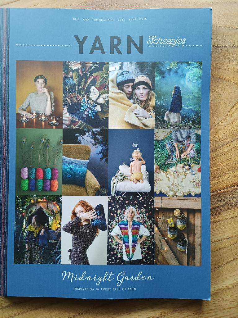 Yarn Scheepjes Boek Midnight Garden haken breien, Boeken, Ophalen of Verzenden, Zo goed als nieuw, Breien en Haken, Yarn Scheepjes