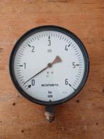 Zwarte oliedrukmeter manometer Drukmeter, Watersport en Boten, Ophalen of Verzenden