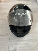 AGV Scooterhelm - Zwart, met vizier, Fietsen en Brommers, Brommerhelmen, Ophalen, Gebruikt, Medium