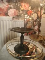 Klassieke Taartstandaard met Glazen Stolp, Ophalen of Verzenden, Zo goed als nieuw