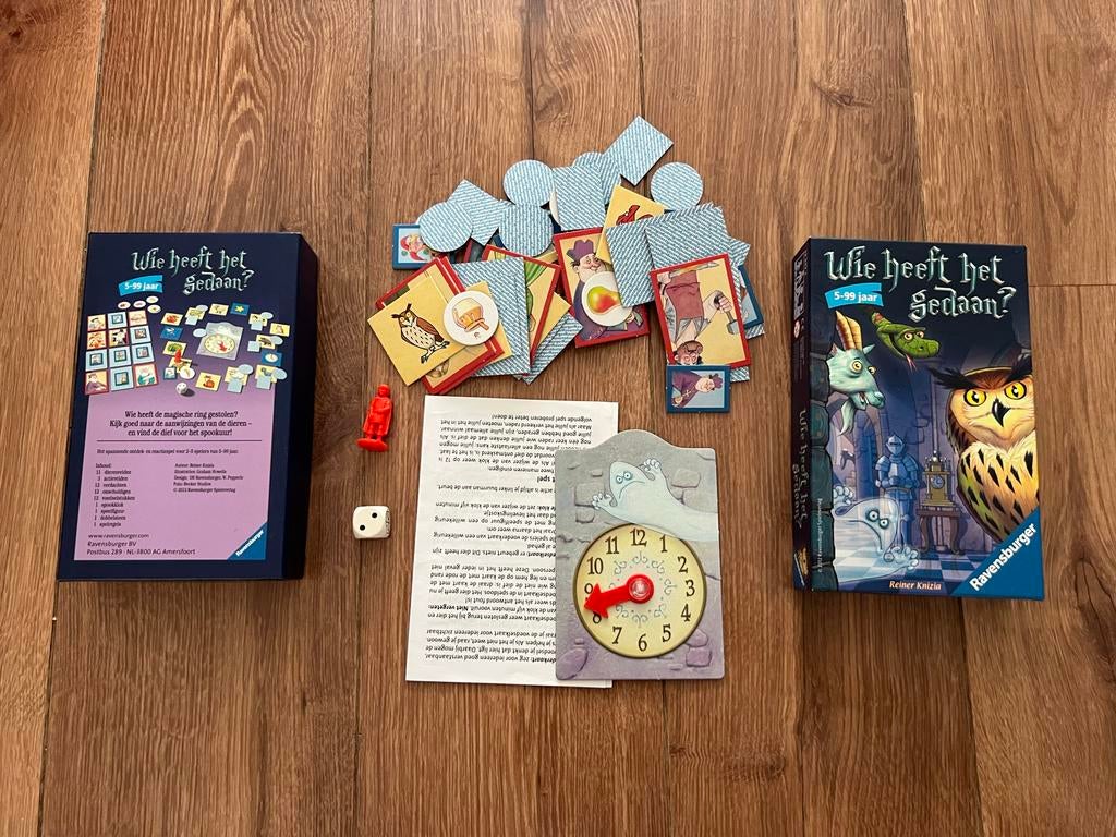 Wie heeft het gedaan? Ravensburger spel, Hobby en Vrije tijd, Gezelschapsspellen | Bordspellen, Drie of vier spelers, Ophalen of Verzenden