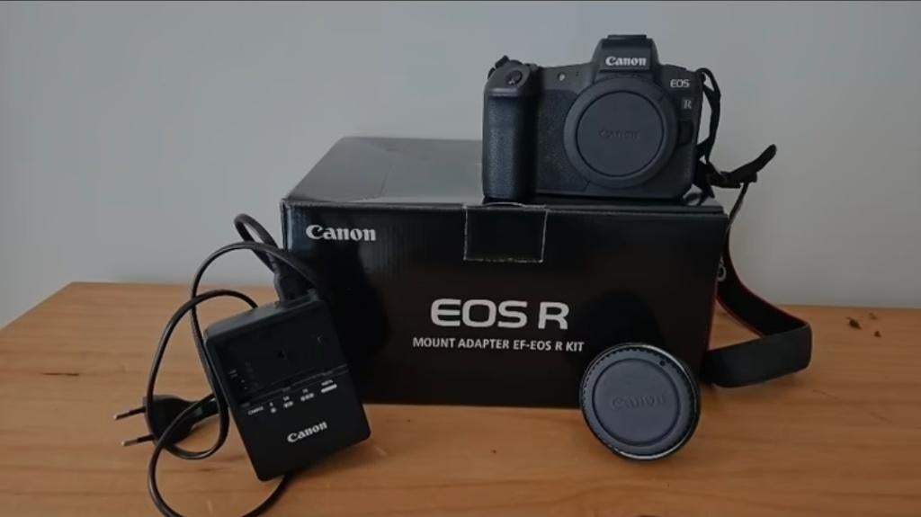 Canon EOS R full-frame camera body + Canon EF-RF adapter, Ophalen, Spiegelreflex, Canon, Zo goed als nieuw