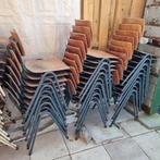 Partij stoelen schoolstoelen stapelstoelen eettafelstoelen, Ophalen, Steen of Klei, Zwart, 15 m² of meer