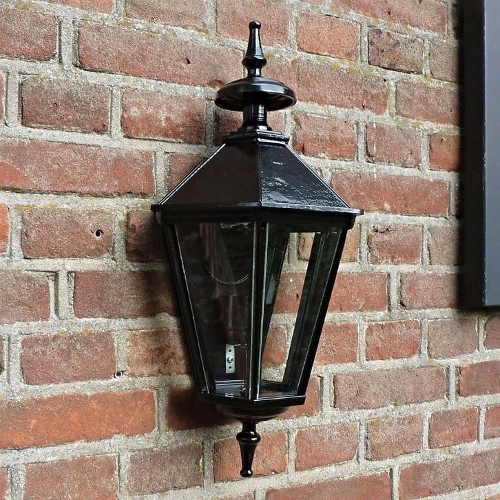 wandlamp zwart zeskant buitenlamp nieuw, Huis en Inrichting, Lampen | Wandlampen, Nieuw, Ophalen of Verzenden