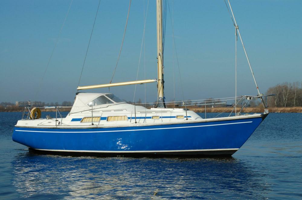Contest 29 (bj 1972), Watersport en Boten, Kajuitzeilboten en Zeiljachten, Gebruikt, Polyester, Diesel, 6 tot 9 meter