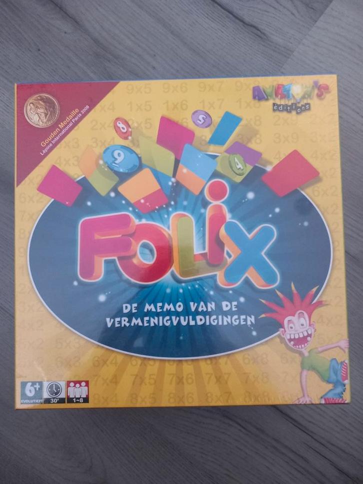 SPEL FOLIX, Hobby en Vrije tijd, Gezelschapsspellen | Bordspellen, Nieuw, Een of twee spelers, Drie of vier spelers, Vijf spelers of meer