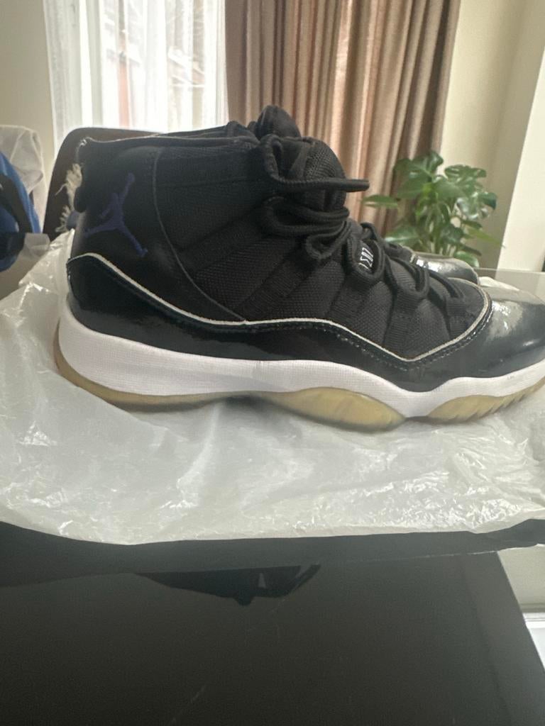 Jordan 11 Space Jam Sneakers, Kleding | Heren, Schoenen, Gedragen, Sneakers of Gympen, Zwart, Ophalen of Verzenden