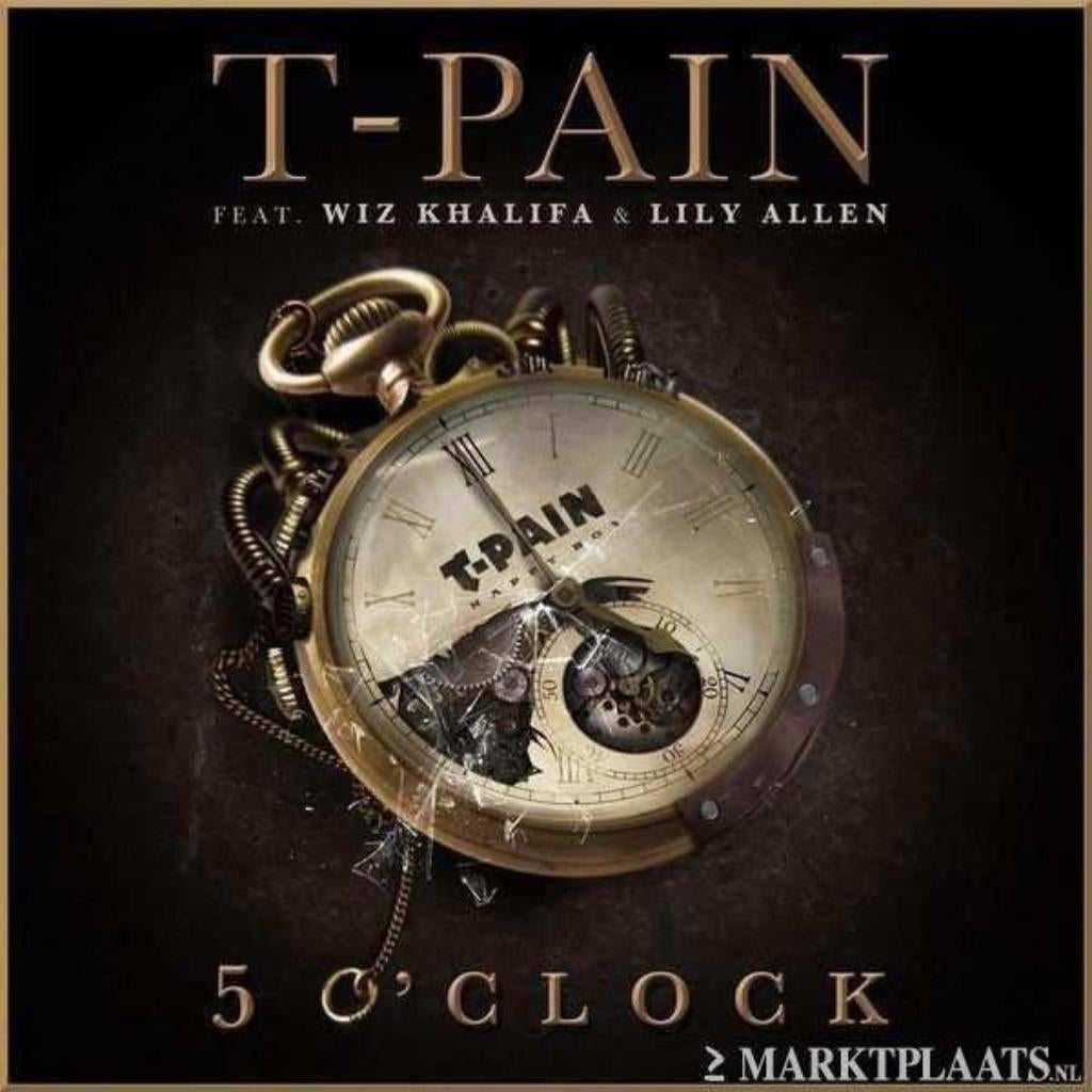 T-Pain feat. Lily Allen & Wiz Khalifa - 5 O' Clock (NIEUW), Ophalen of Verzenden, Nieuw in verpakking, Overige genres