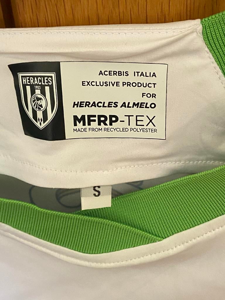 Heracles Almelo Thuisshirt - Acerbis - Maat S, Kleding | Heren, T-shirts, Nieuw, Maat 46 (S) of kleiner, Wit, Ophalen of Verzenden