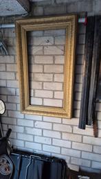 Twee antieke schilderijlijsten, goudkleurig, Huis en Inrichting, Woonaccessoires | Lijsten, Gebruikt, Ophalen of Verzenden, 75 cm of meer