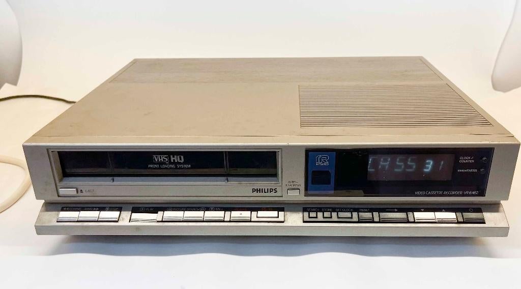 PHILIPS VR 6462/00 F vintage video speler met DEFECT, Audio, Tv en Foto, Videospelers, N, Ophalen of Verzenden, N, Gebruikt
