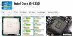 Intel Core i5-3550 CPU, Computers en Software, Processors, 4-core, Ophalen of Verzenden, Zo goed als nieuw, Intel Core i5