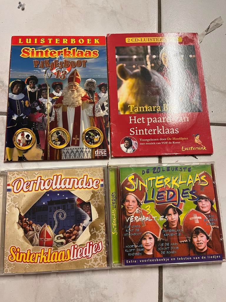 Sinterklaas luisterboeken & cd’s – leuk pakket voor kinderen, Ophalen of Verzenden, Gebruikt