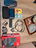 Nintendo switch v2, Spelcomputers en Games, Spelcomputers | Nintendo Switch, Ophalen, Zo goed als nieuw, Met 2 controllers, Switch 2019 Upgrade