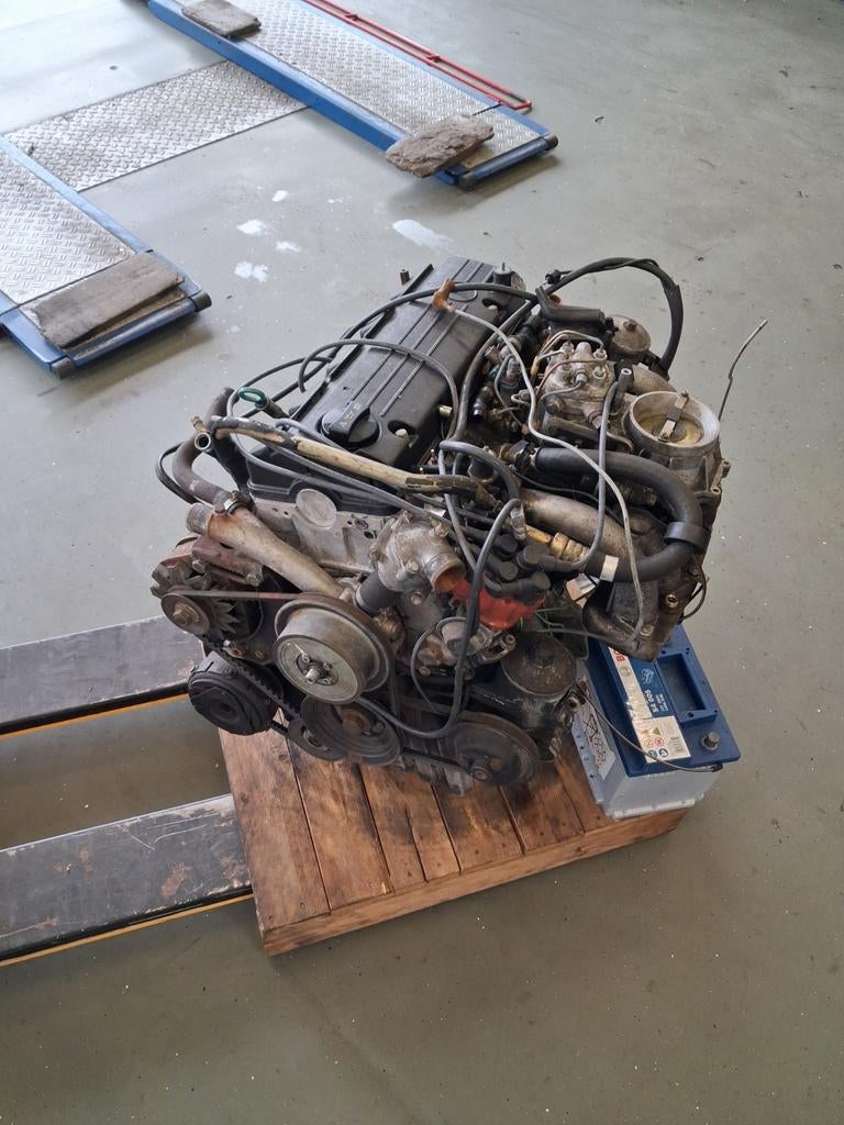 Mercedes 190e 2.0 motor, Ophalen