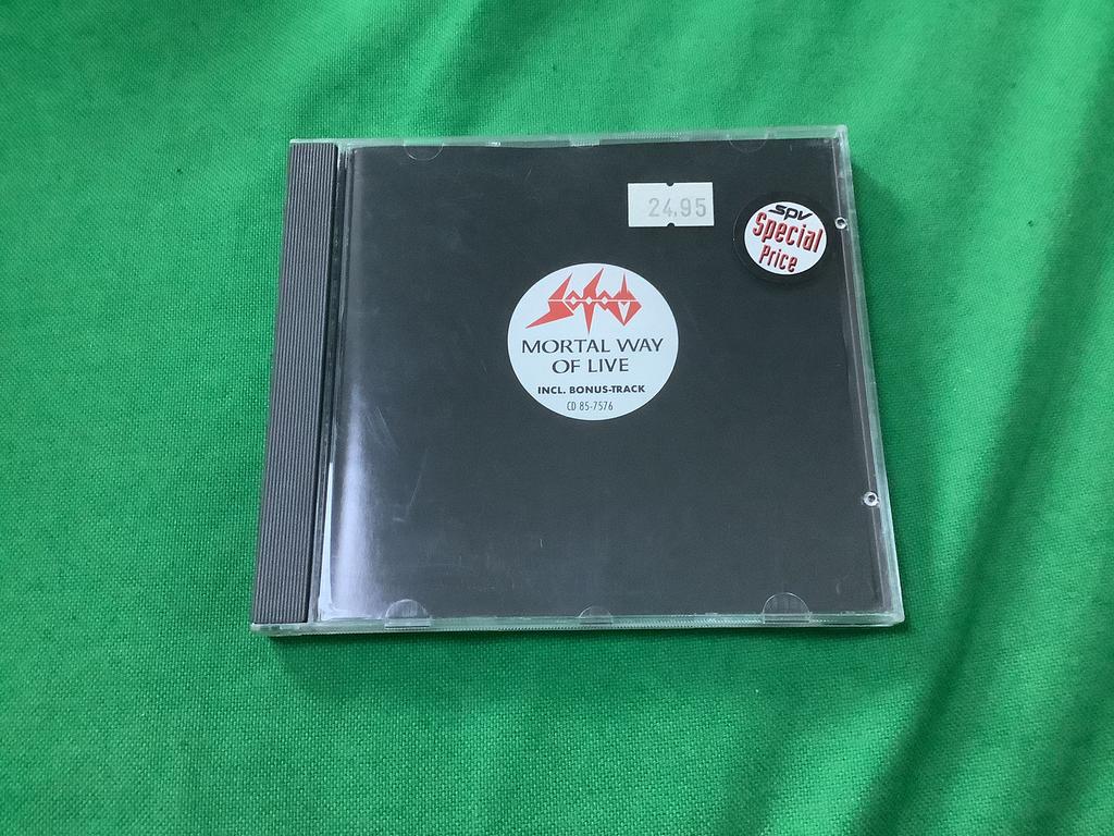 Sodom-Mortal Way Of Live cd (Dld/rare!), Cd's en Dvd's, Cd's | Hardrock en Metal, Ophalen of Verzenden, Gebruikt