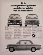 BMW LS en BMW 1602 / 2002 oude advertenties uit 1964 en 1974, Ophalen of Verzenden, Gelezen, BMW