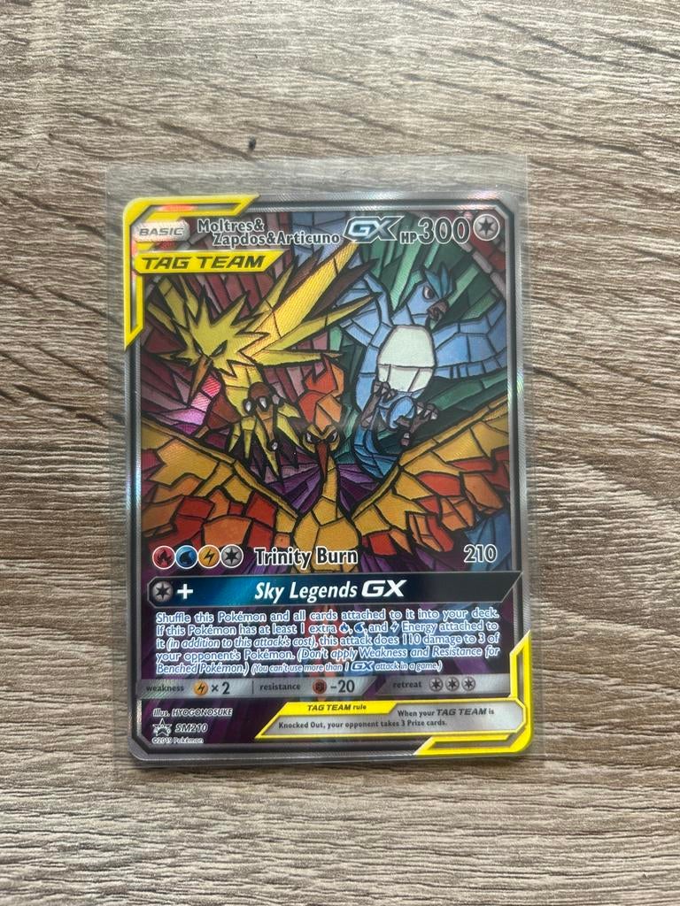 Moltres & Zapdos & Articuno GX SM210, Ophalen of Verzenden, Zo goed als nieuw