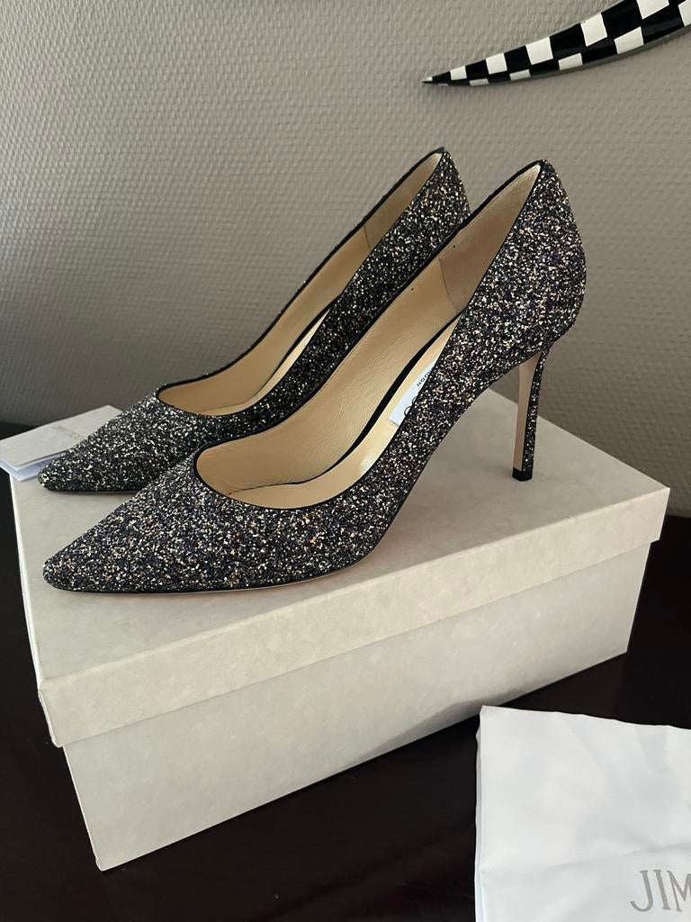 Nieuw Jimmy Choo 41 Romy 85 Bruin glitter Glitzy high heels, Kleding | Dames, Schoenen, Nieuw, Schoenen met hoge hakken, Bruin