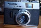 Voigtländer Vitoret camera met leren tasje, Ophalen of Verzenden, Compact, Overige Merken