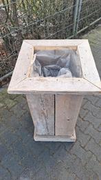 Mooie Steiger houten bloembak planten bak hoog., Ophalen, Gebruikt, ., Vierkant