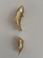 Gouden Koi Karpers Muur Decoratie - Set van 2, Ophalen of Verzenden, Nieuw