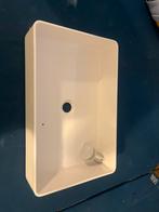 Twee solid surface wastafels met chromen waste, Ophalen, 50 tot 100 cm, Zo goed als nieuw, Minder dan 100 cm