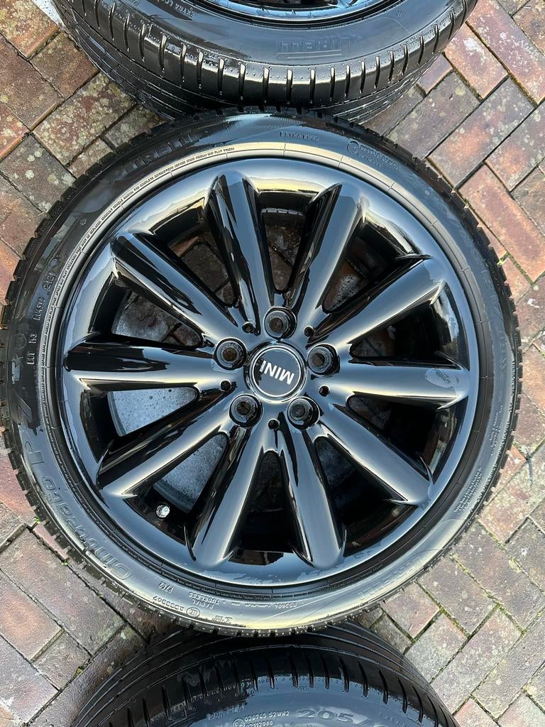 Mini Style 499 17" Zwarte Velgen, Auto-onderdelen, Banden en Velgen, Ophalen, Gebruikt, Banden en Velgen, 17 inch