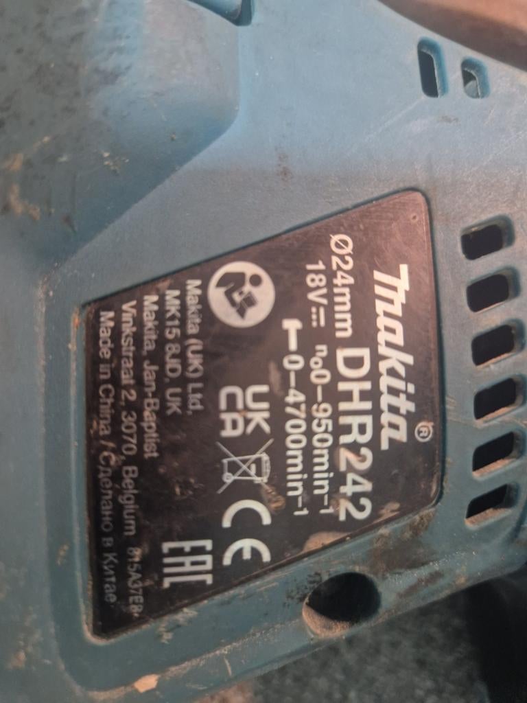 Makita boorhamer, Doe-het-zelf en Verbouw, Gereedschap | Boormachines, Ophalen of Verzenden, Boor- en/of Breekhamer