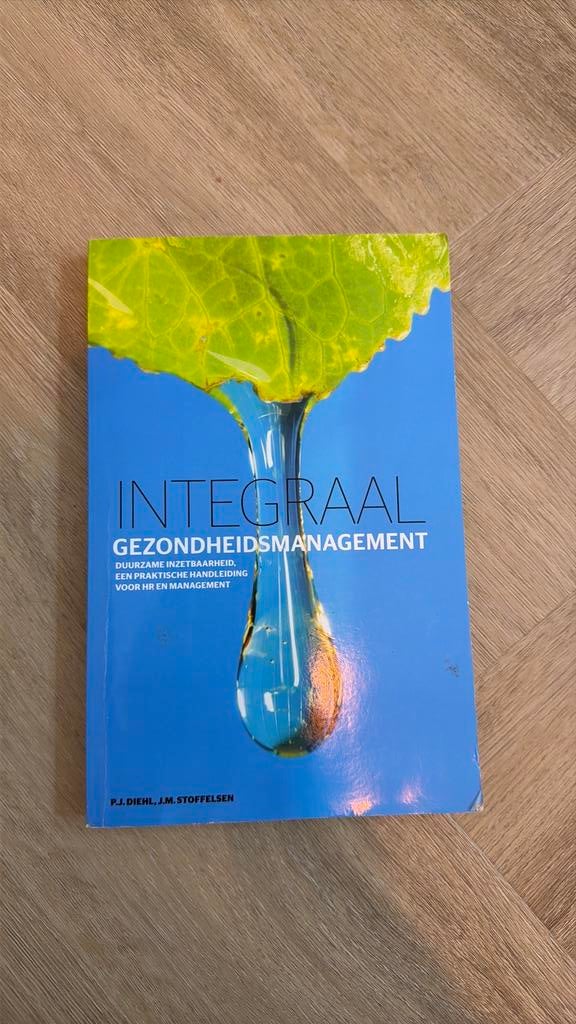 P.J. Diehl - Integraal gezondheidsmanagement, Ophalen of Verzenden, Zo goed als nieuw, P.J. Diehl; J.M. Stoffelsen