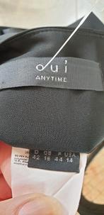 Oui mooie zwarte licht glanzende rok 42 L, Verzenden, Zwart, Maat 42/44 (L), Zo goed als nieuw