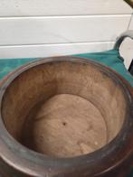 bloempot eiken massief met draagbeugel, Ophalen of Verzenden, 'T Olde Gre-j, Info@toldegrej.nl, Endepoelstraat 20f Didam