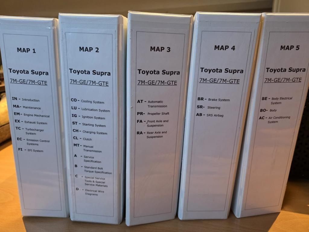 Complete documentatie Toyota Supra MK1 (7M-GE/7M-GTE), Ophalen