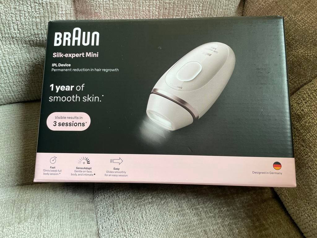 NIEUW IN VERPAKKING Braun Silk Expert Mini IPL PL1100, Ophalen of Verzenden, Nieuw, Scheren en Epileren