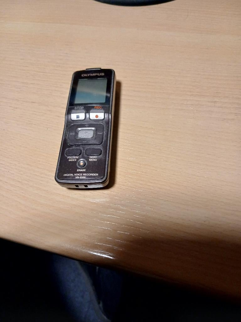 voice recorder, Ophalen, Gebruikt