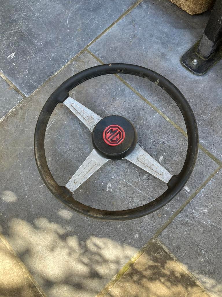 MG stuur van de MG B GT uit 1974, Auto-onderdelen, Besturing, Ophalen of Verzenden, Gebruikt, MG