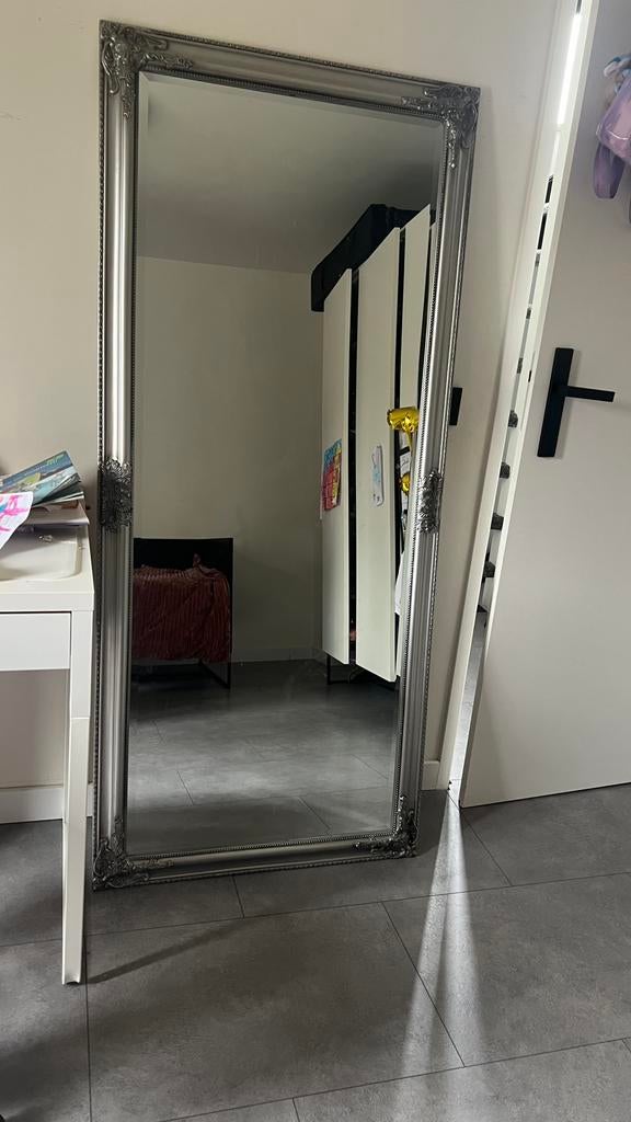 spiegel, Huis en Inrichting, Woonaccessoires | Spiegels, Ophalen of Verzenden, Zo goed als nieuw, Rechthoekig, Minder dan 100 cm