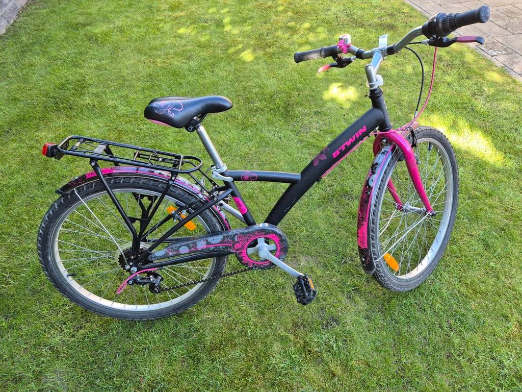 B'Twin 24 inch meisjesfiets met versnellingen, Ophalen of Verzenden