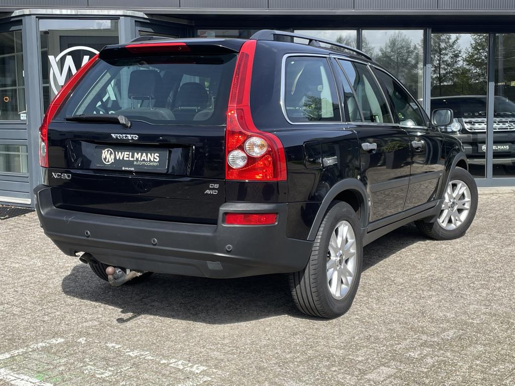 Volvo XC90 2.4 D5 Summum Goed onderhouden l Trekhaak, Auto's, 2033 kg, Traction-control, Gebruikt, Zwart