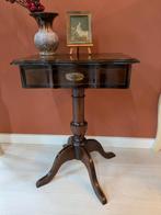 Antieke Biedermeier Naaitafel Bijzettafel, Ophalen