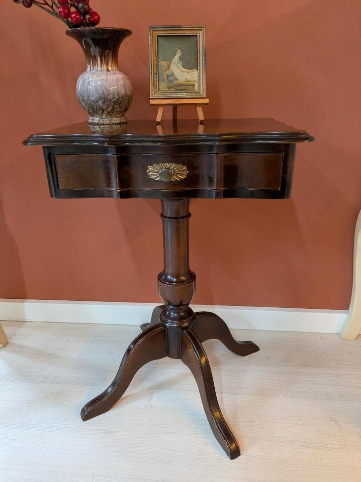 Antieke Biedermeier Naaitafel Bijzettafel, Antiek en Kunst, Antiek | Meubels | Tafels, Ophalen