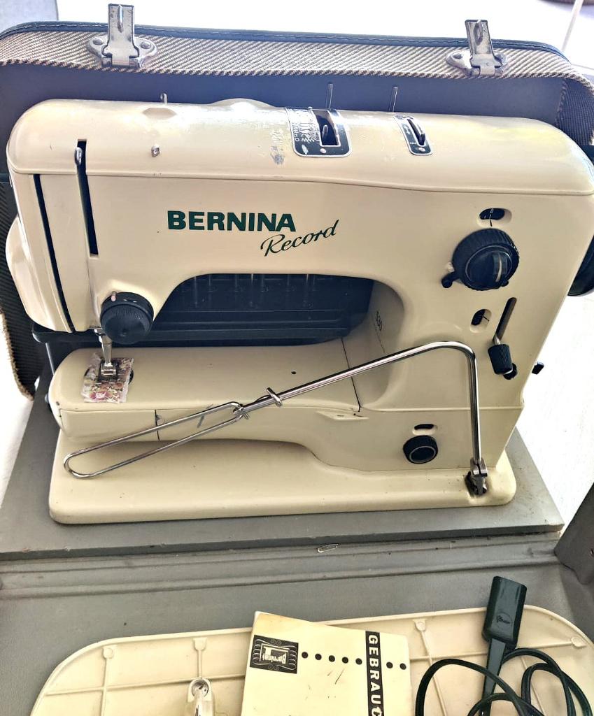VINTAGE 60s Bernina 532 naaimachine incl. originele koffer, Ophalen
