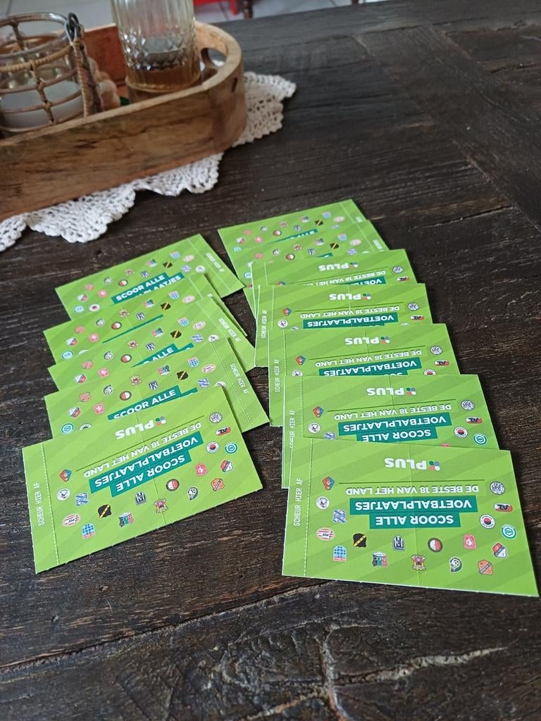 Plus boek voor voetbalplaatjes gezocht., Ophalen of Verzenden, Zegels, Bonnen of Punten