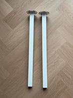 2x IKEA tafelpoot / bureaupoot wit - 70 cm, Ophalen, Tafelpoot, Minder dan 50 cm, Gebruikt