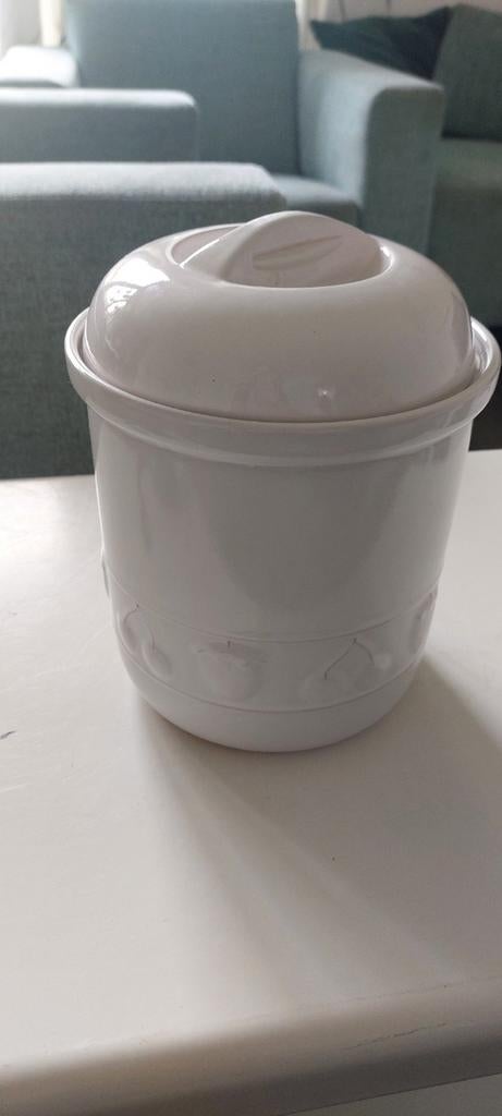 West Germany 864-22 voorraadpot pot met fruit decoratie, Overige typen, Ophalen of Verzenden, Zo goed als nieuw, Overige stijlen