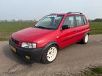 Mazda Demio 1999 CUSTOM!!! Verbreed staal/schroefset enz..., Voorwielaandrijving, 31 €/maand, Grijs, Particulier